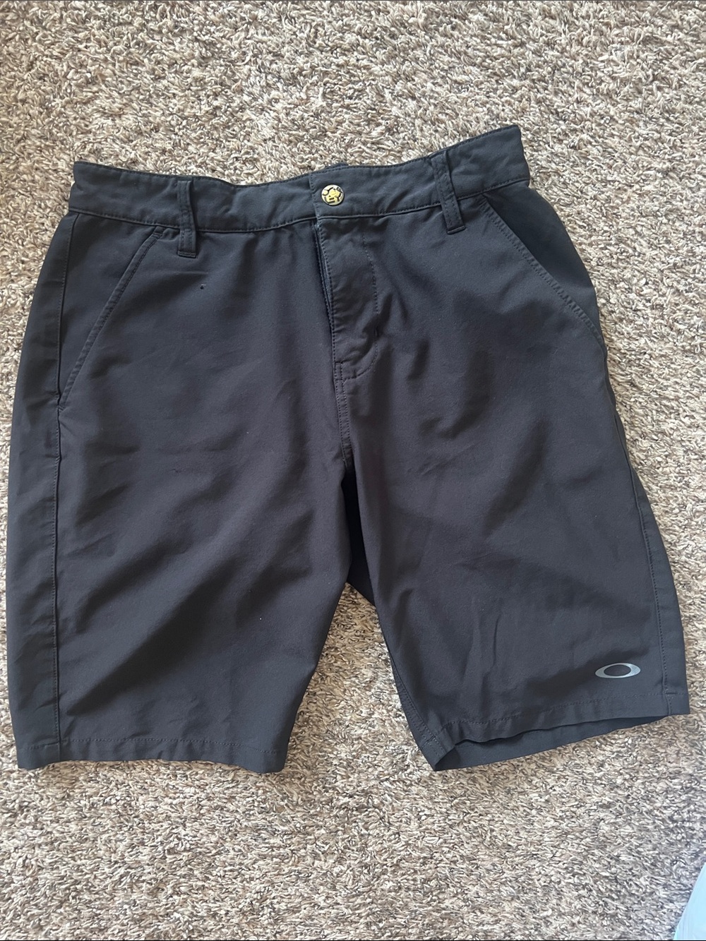 Oakley Men's Black Athletic Performance Shorts